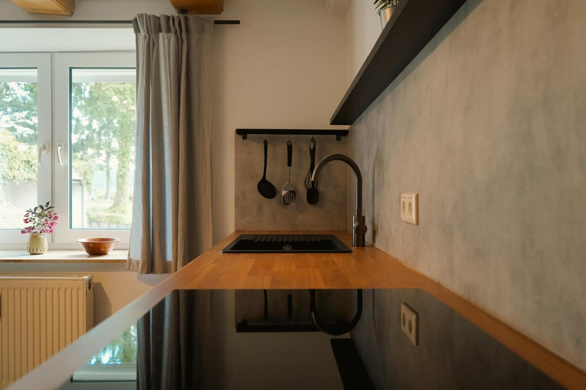 Idyllische Ferienwohnung Im Kalletal エクステリア 写真